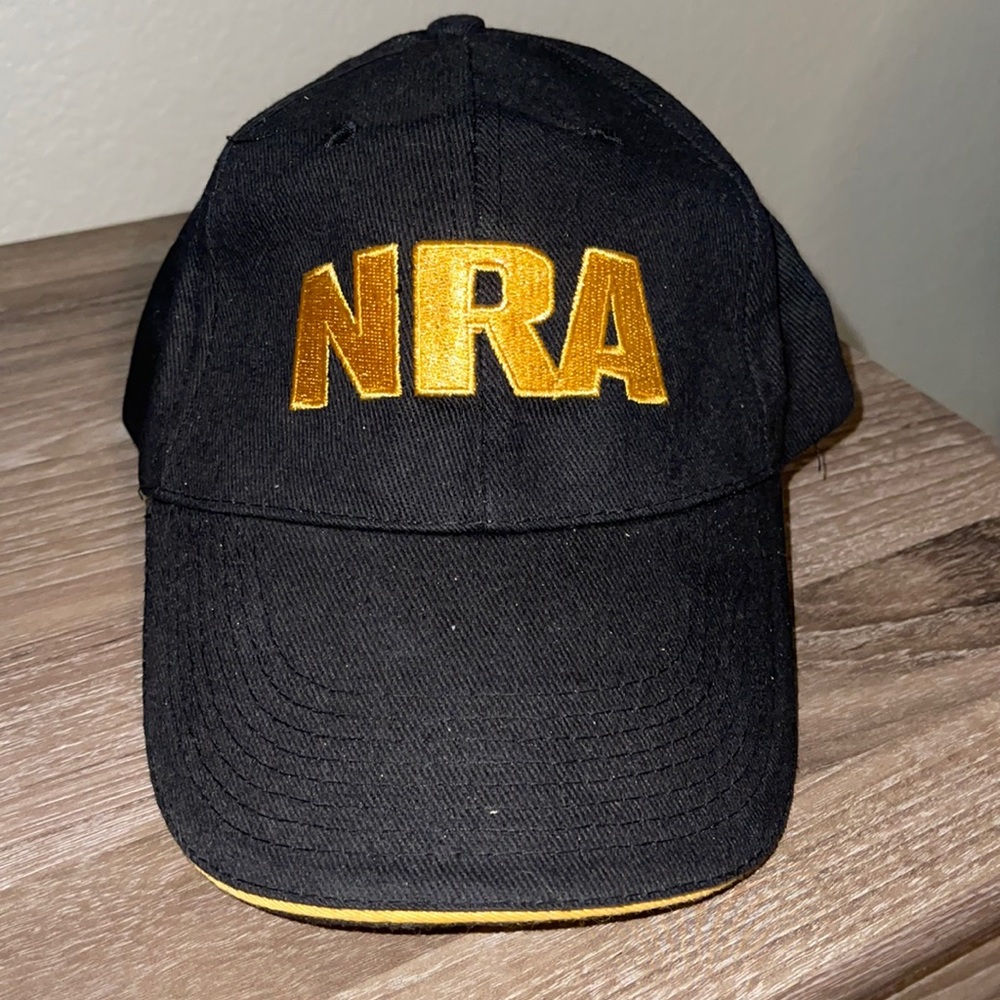 Vintage NRA Hat Golden Letters